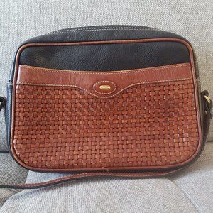 Beautiful Two Tone Vintage Bally Crossbody Bag